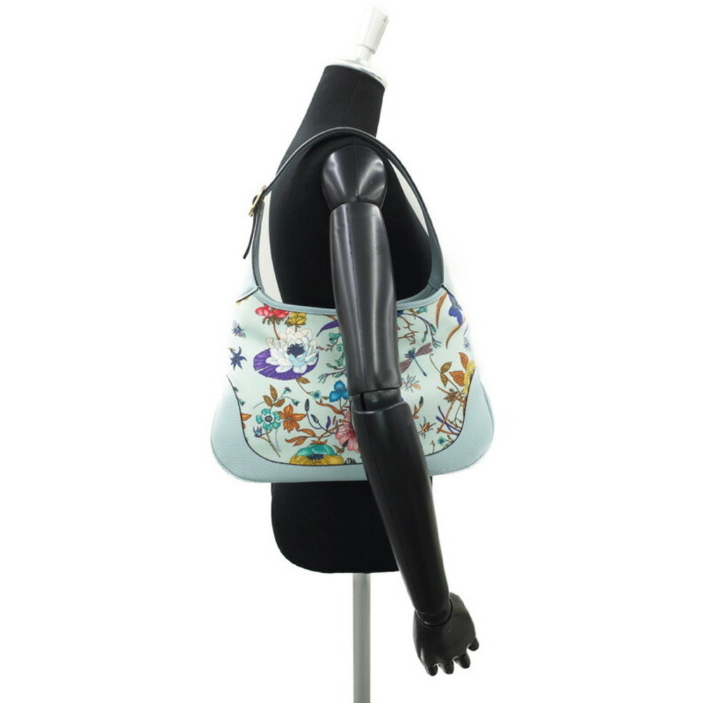 GUCCI Jackie Floral Flower Hobo Bag Semi Shoulder - Picture 9 of 9